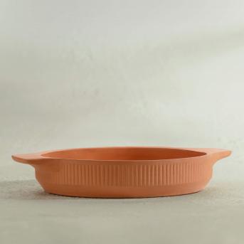 Brown Sienna Terracotta Baking Dish