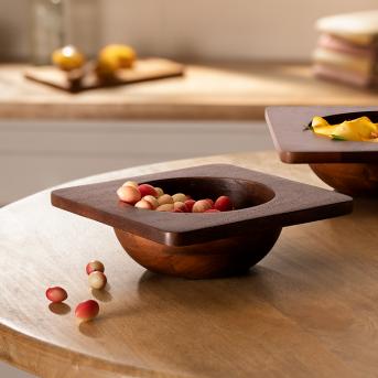 Mango Wood Hearty Bowl (Small)